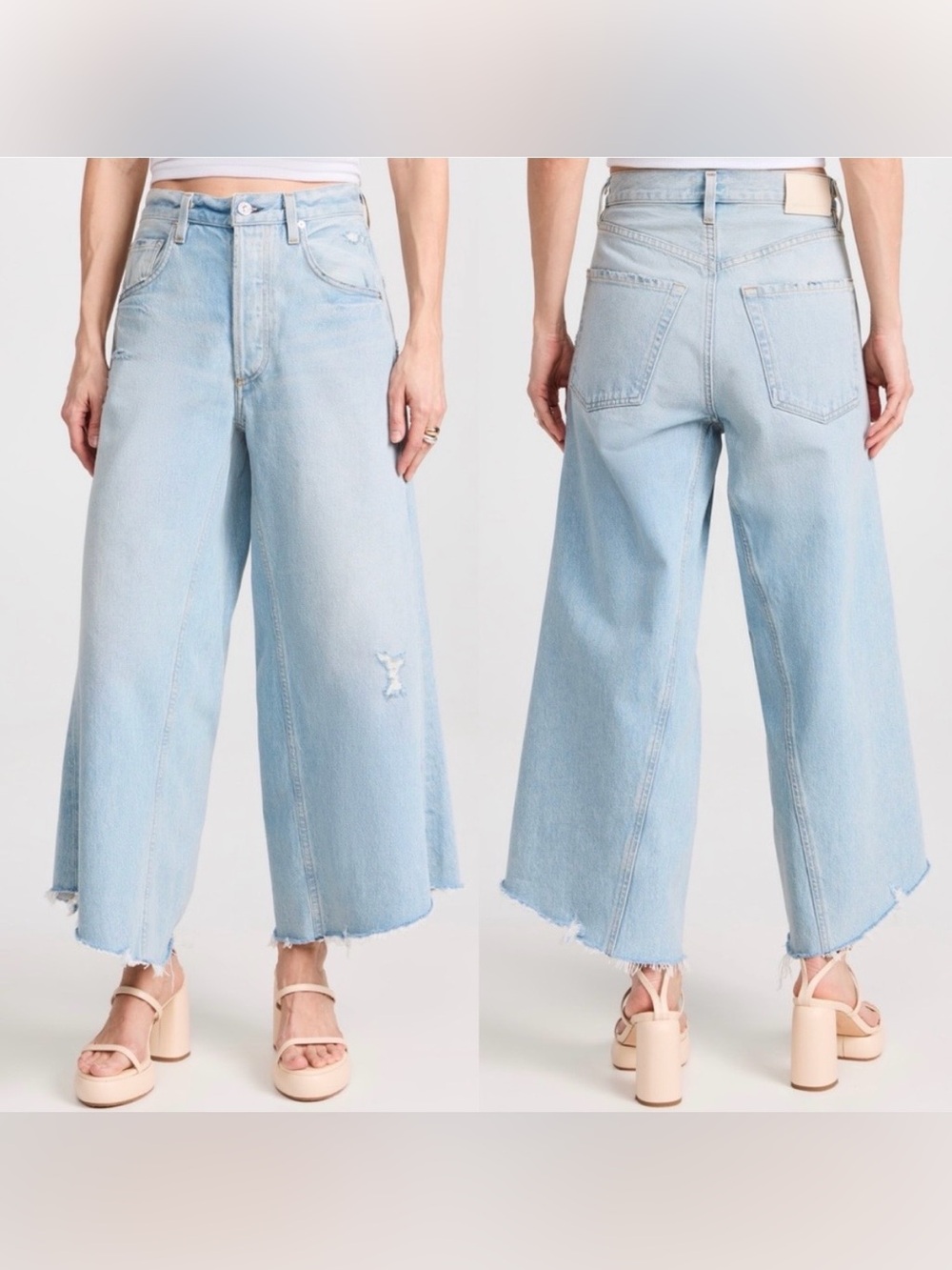 Citizens of Humanity Tessa Culotte Wide Leg Crop Jeans